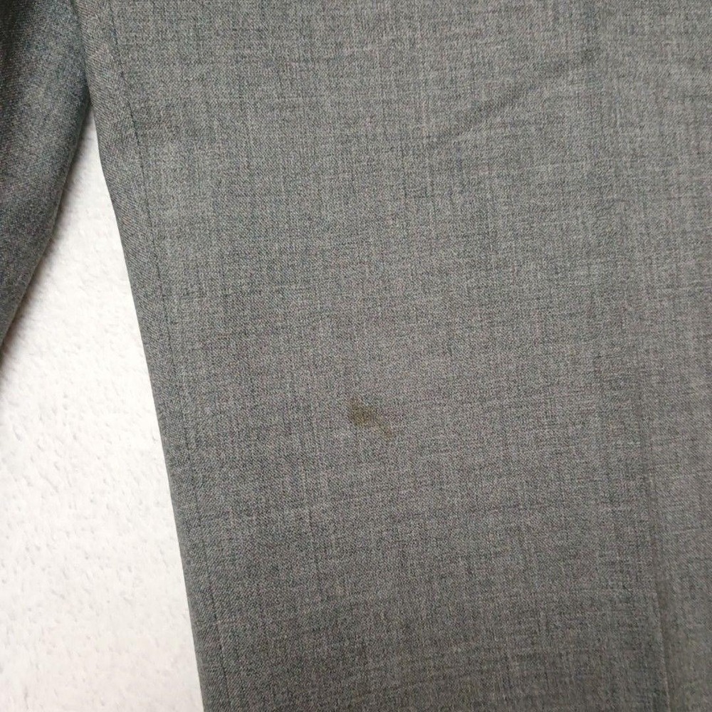 Brooks Brothers Pant Men 33x30 Gray Wool Classic Lined Dress Flat Front Suit USA - Picture 8 of 15
